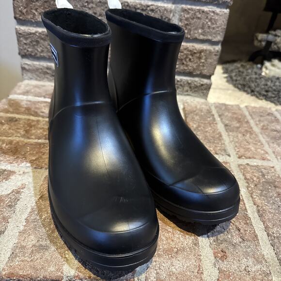 Calvin Klein Women Illea Rain Boot Size 9 Black - Picture 1 of 13